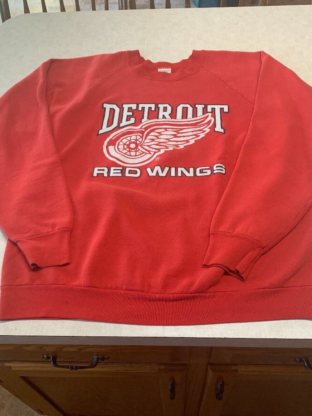 Vintage 80s Detroit Red Wings Ice Hockey Sweatshirt XXL